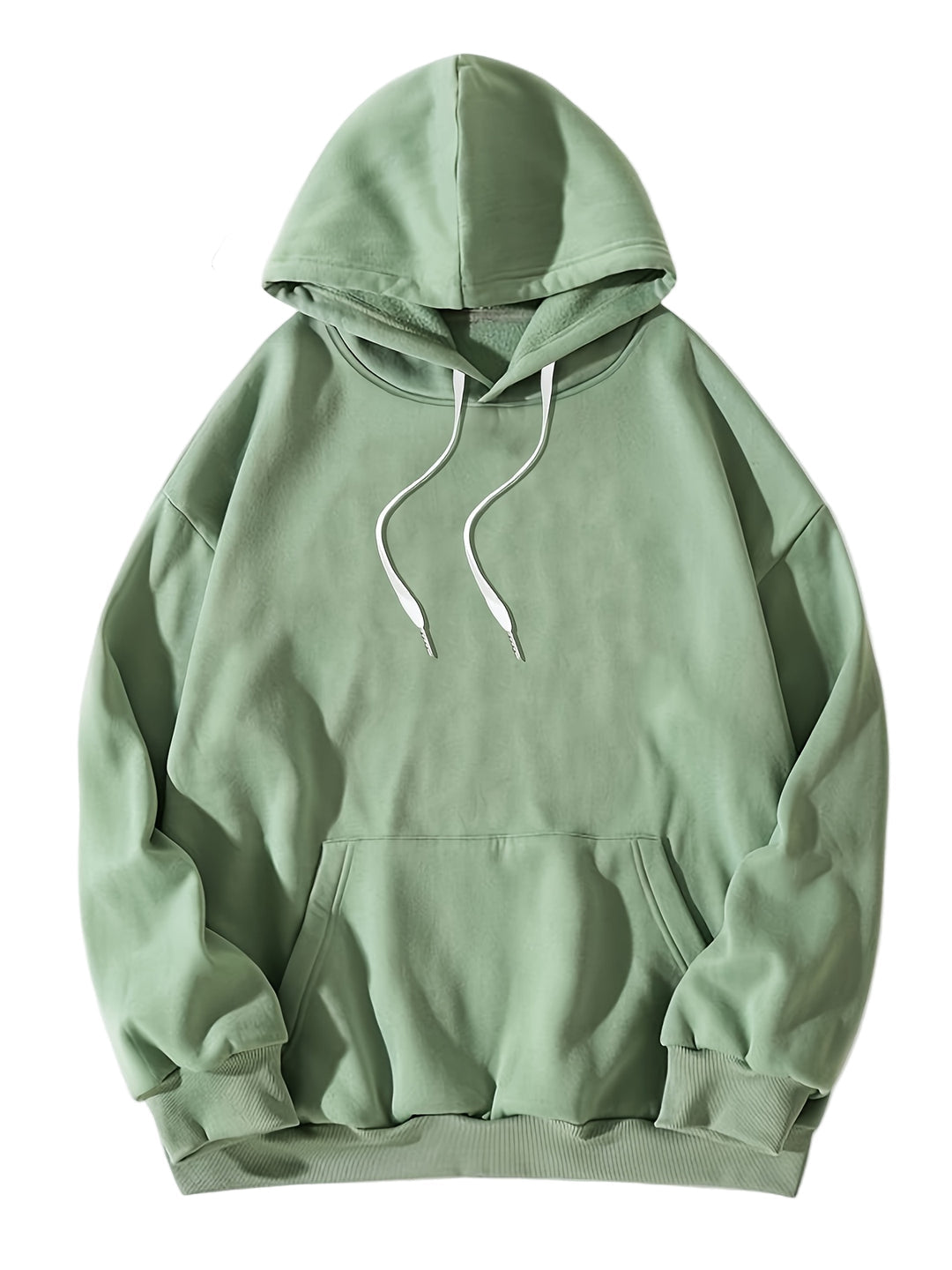 Herrar Hoodie med Minimalistisk Design 1