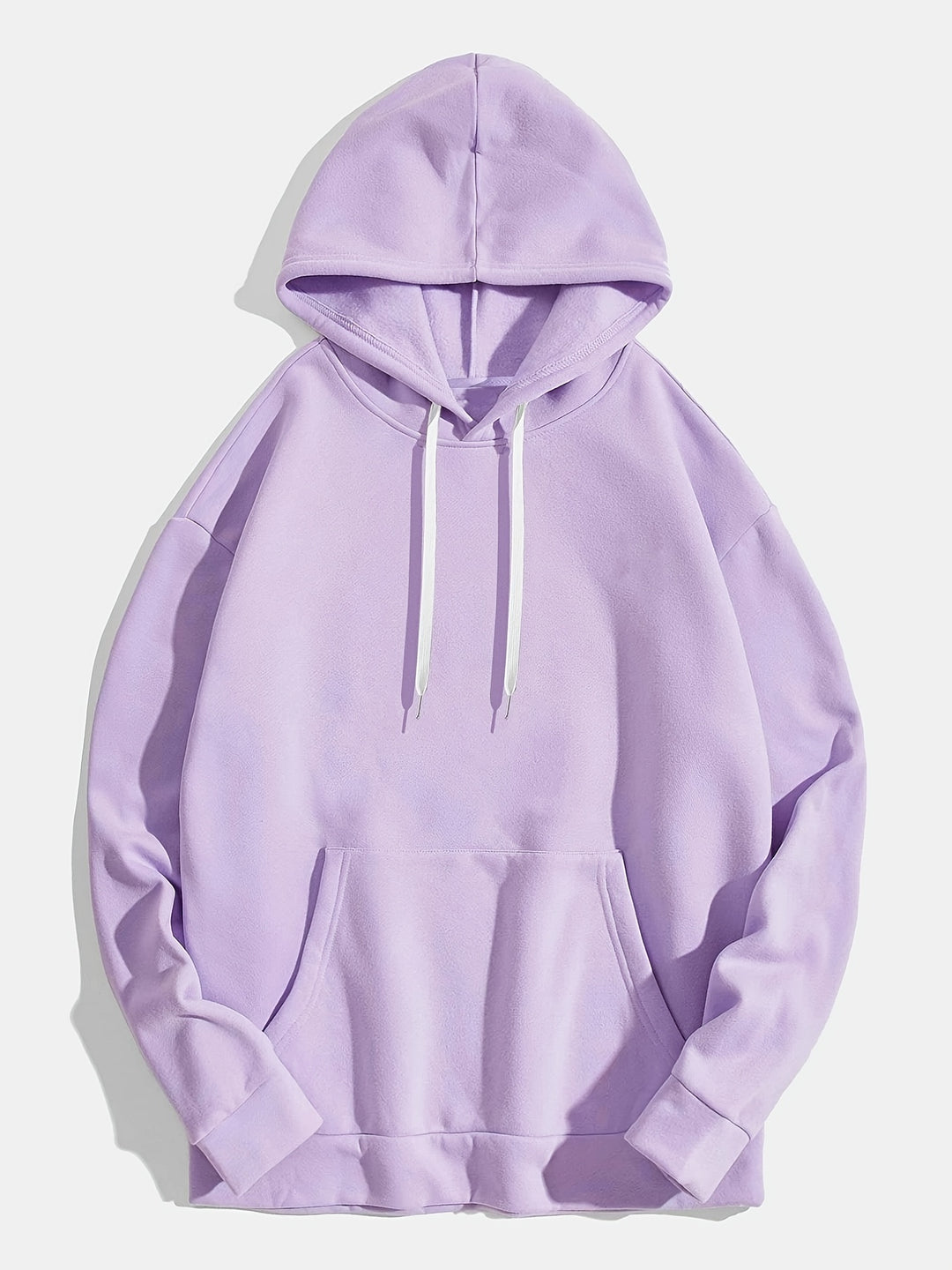 Herrar Hoodie med Minimalistisk Design 3