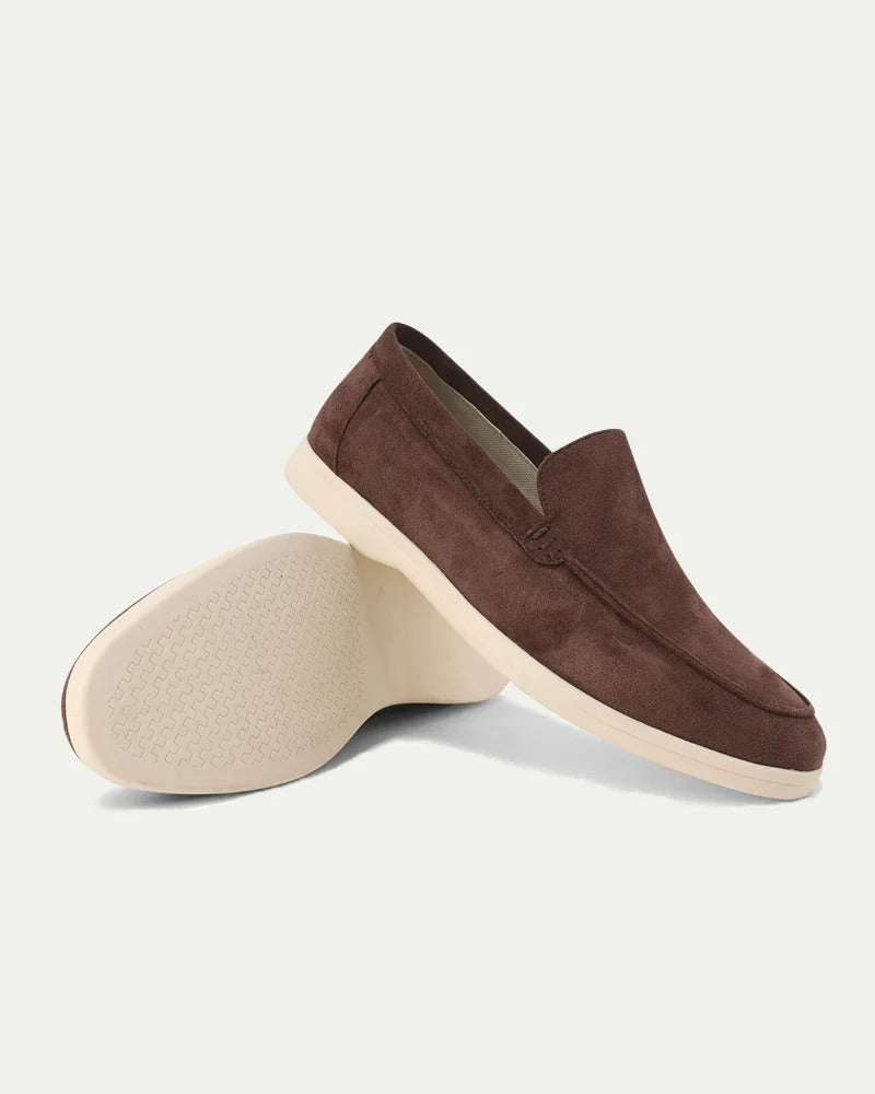 Herrar Loafers Bekväm Suede Slip-On 4