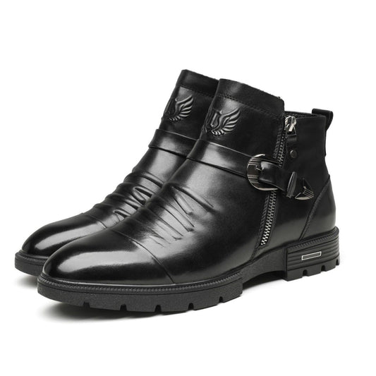 Herrar Slip-On Stövlar För Formella Tillfällen 0