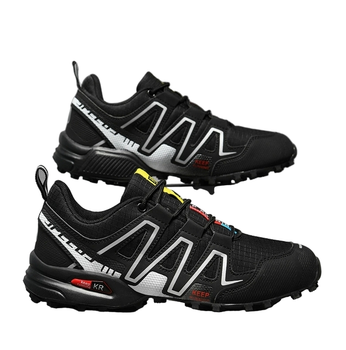 Herrar Vandringsskor Robust Vattentålig Material för Utomhusaktiviteter 0