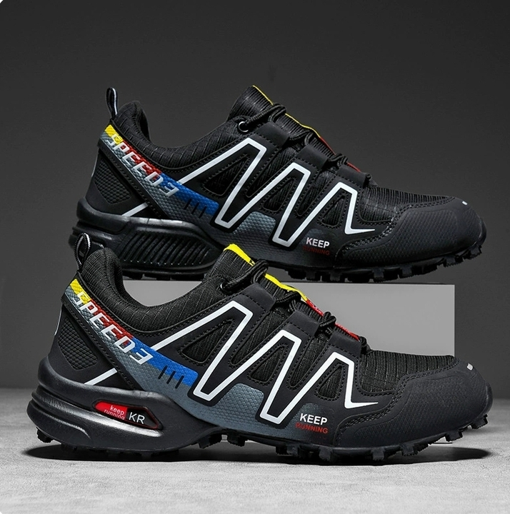 Herrar Vandringsskor Robust Vattentålig Material för Utomhusaktiviteter 1