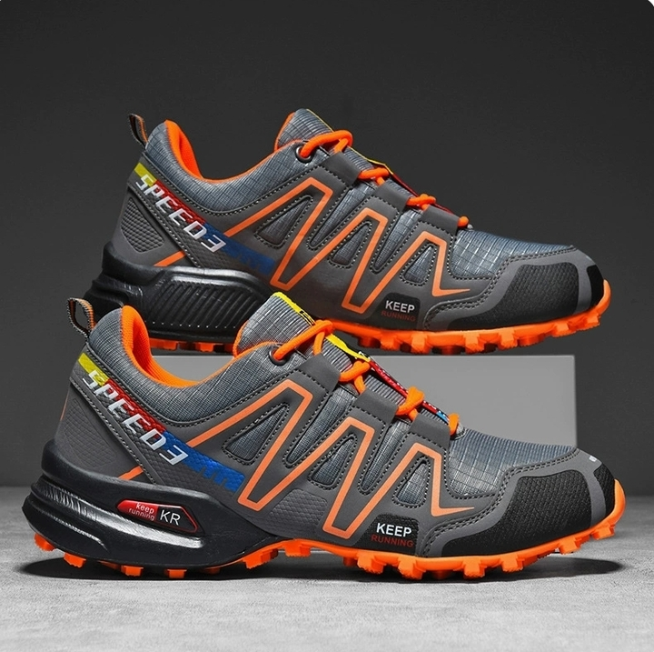 Herrar Vandringsskor Robust Vattentålig Material för Utomhusaktiviteter 2