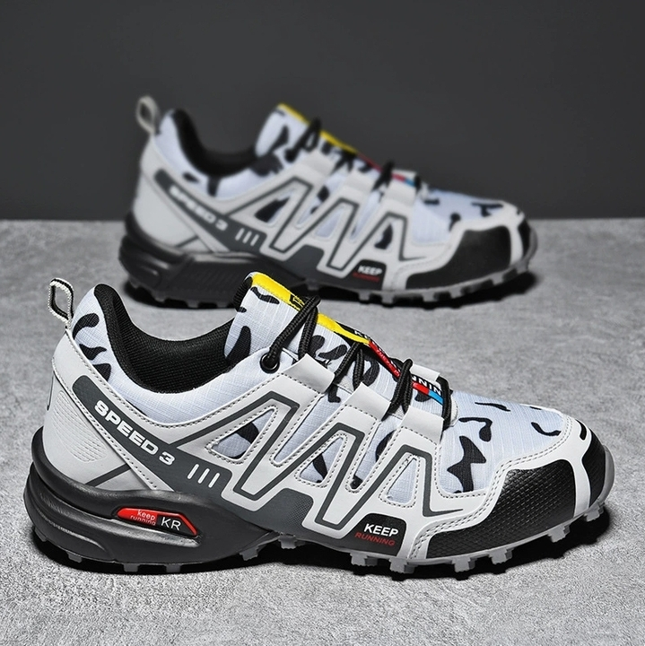 Herrar Vandringsskor Robust Vattentålig Material för Utomhusaktiviteter 3