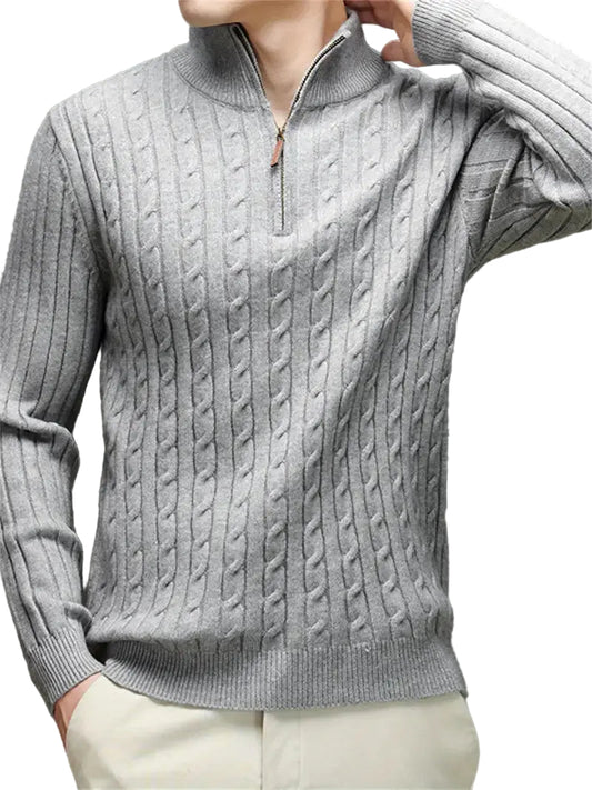 Herrar Zip-tröja Sportig Design för Avslappnad Stil 0