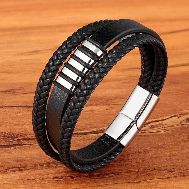 Herrarmband i läder – tidlöst och snyggt accessoar 2