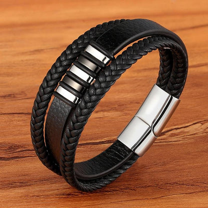 Herrarmband i läder – tidlöst och snyggt accessoar 4