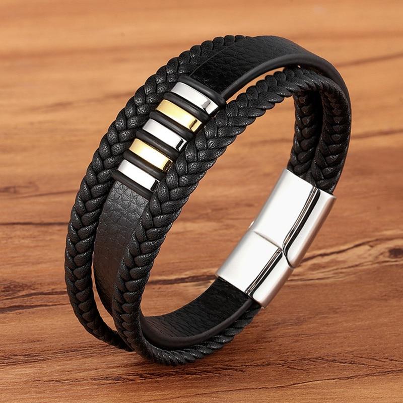 Herrarmband i läder – tidlöst och snyggt accessoar 5