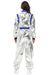 Herrarnas Astronaut Kostym Rymdtema Polyester Silver 4