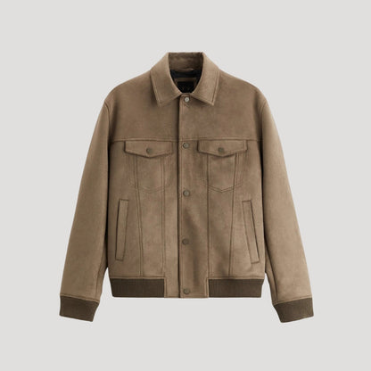 Herrarnas Bomberjacka med Stilren Design 4