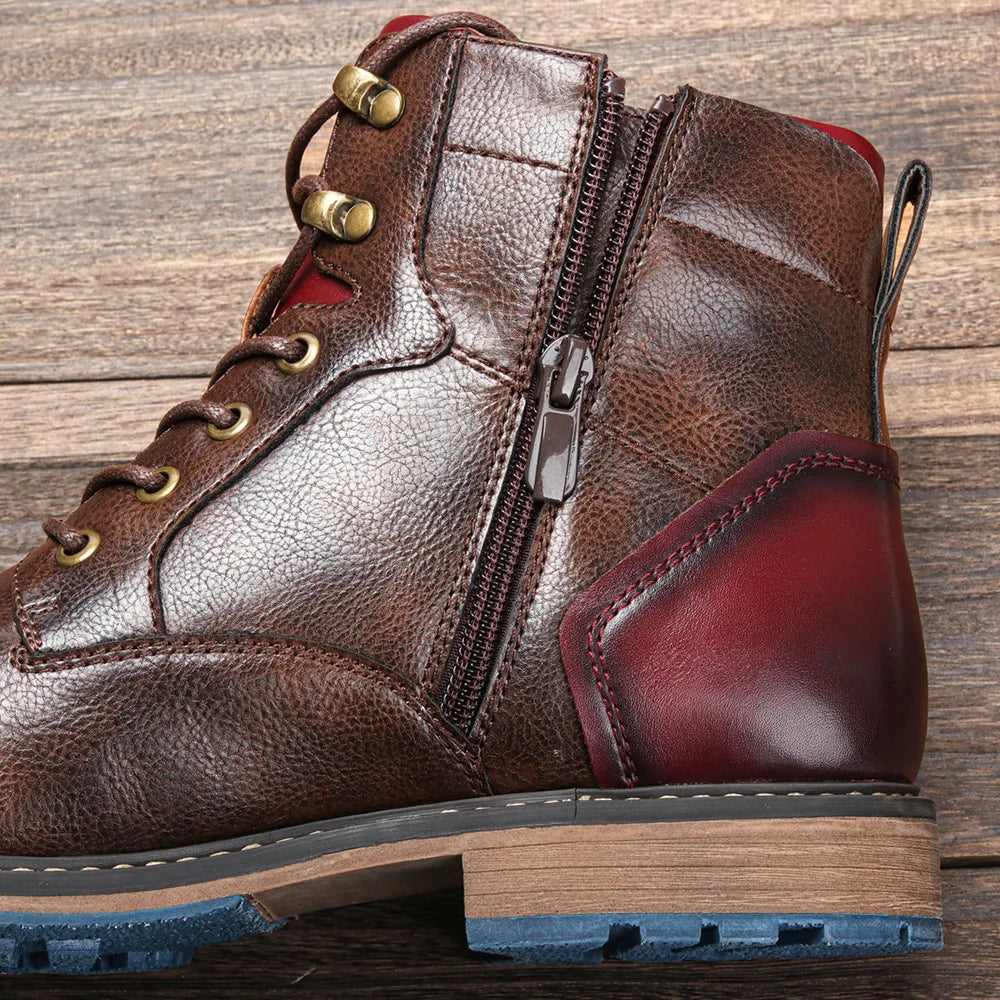 Herrarnas Cap Toe Stövlar 8