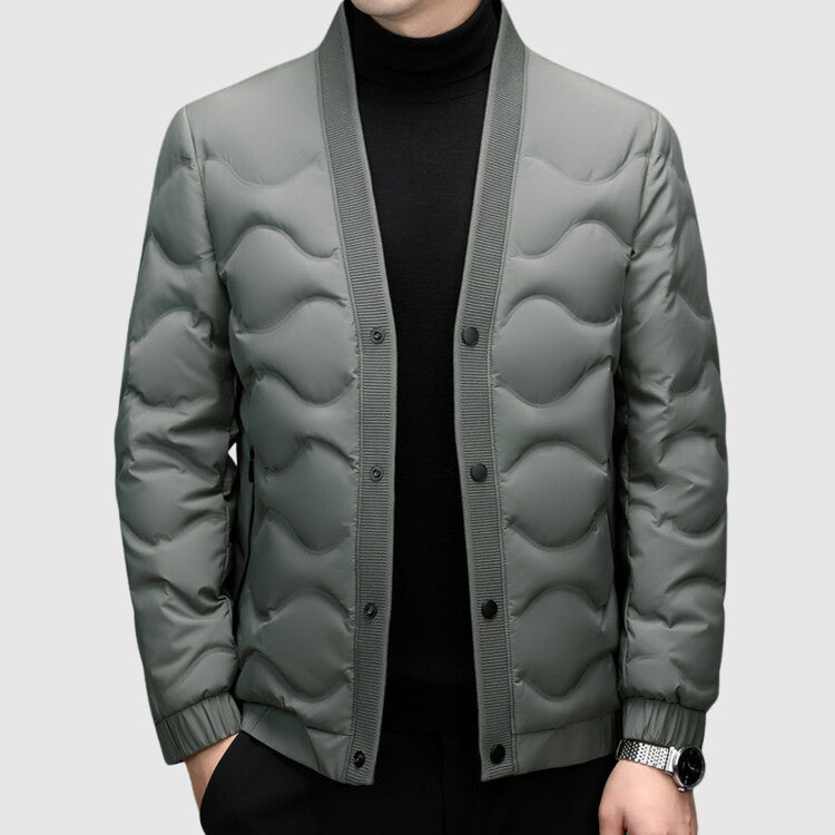 Herrarnas Dunjacka Minimalistisk Design för Vinterbruk 1