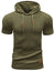 Herrarnas Kortärmad Hoodie Modern Design Polyester 1