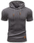 Herrarnas Kortärmad Hoodie Modern Design Polyester 2