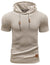 Herrarnas Kortärmad Hoodie Modern Design Polyester 3