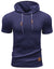 Herrarnas Kortärmad Hoodie Modern Design Polyester 4