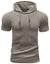 Herrarnas Kortärmad Hoodie Modern Design Polyester 6