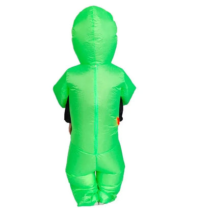 Herrarnas Uppblåsbara Halloween Kostym Alien Polyester 0