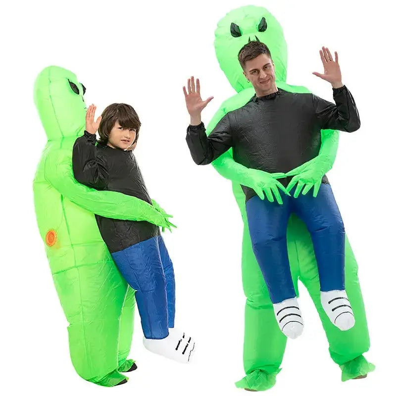 Herrarnas Uppblåsbara Halloween Kostym Alien Polyester 1