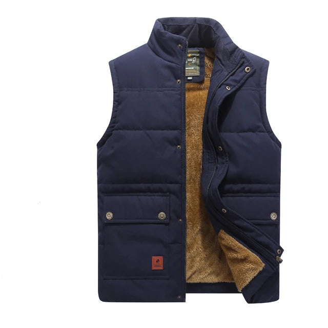 Herrars Ärmlös Väst Modern Stil 4