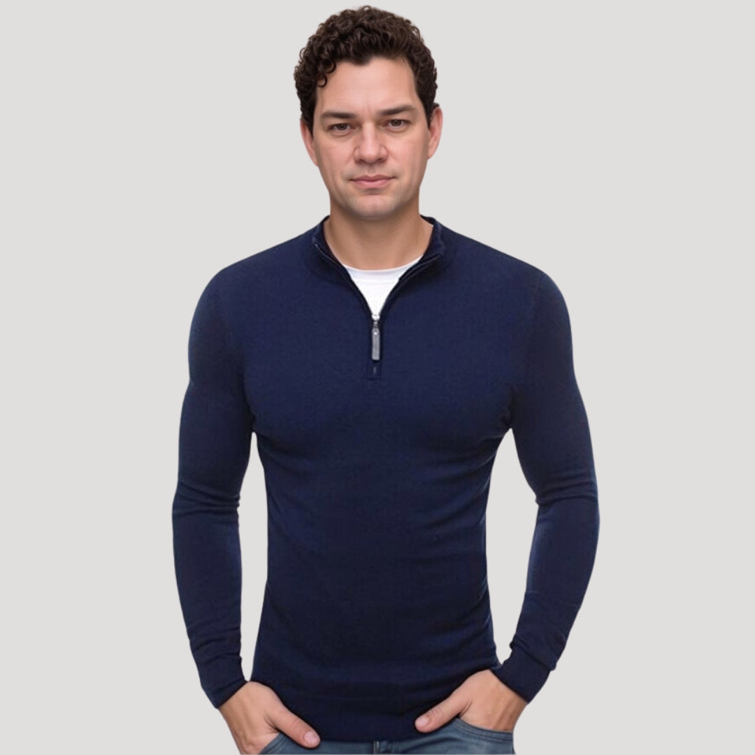 Herrars Halvdraget Tröja Casual Stil 1