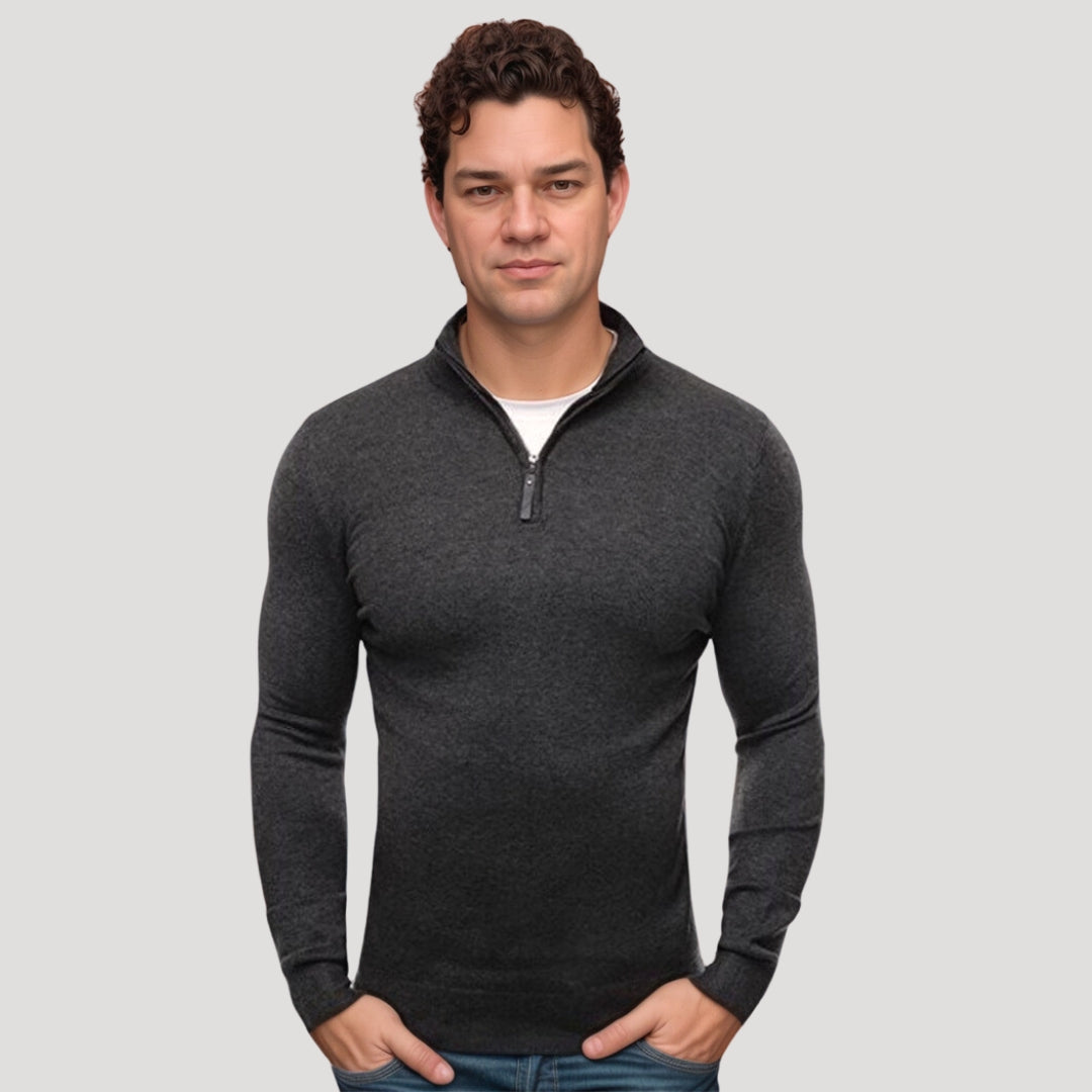 Herrars Halvdraget Tröja Casual Stil 2
