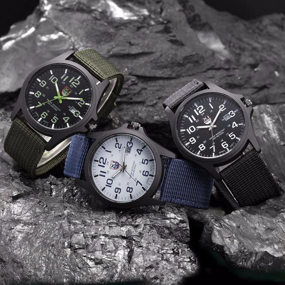 Herrars Militär Armbandsur Luminous 8