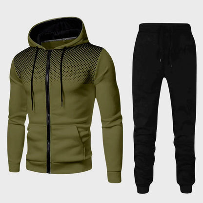 Herrars Träningsset Hoodie och Joggingbyxor 1