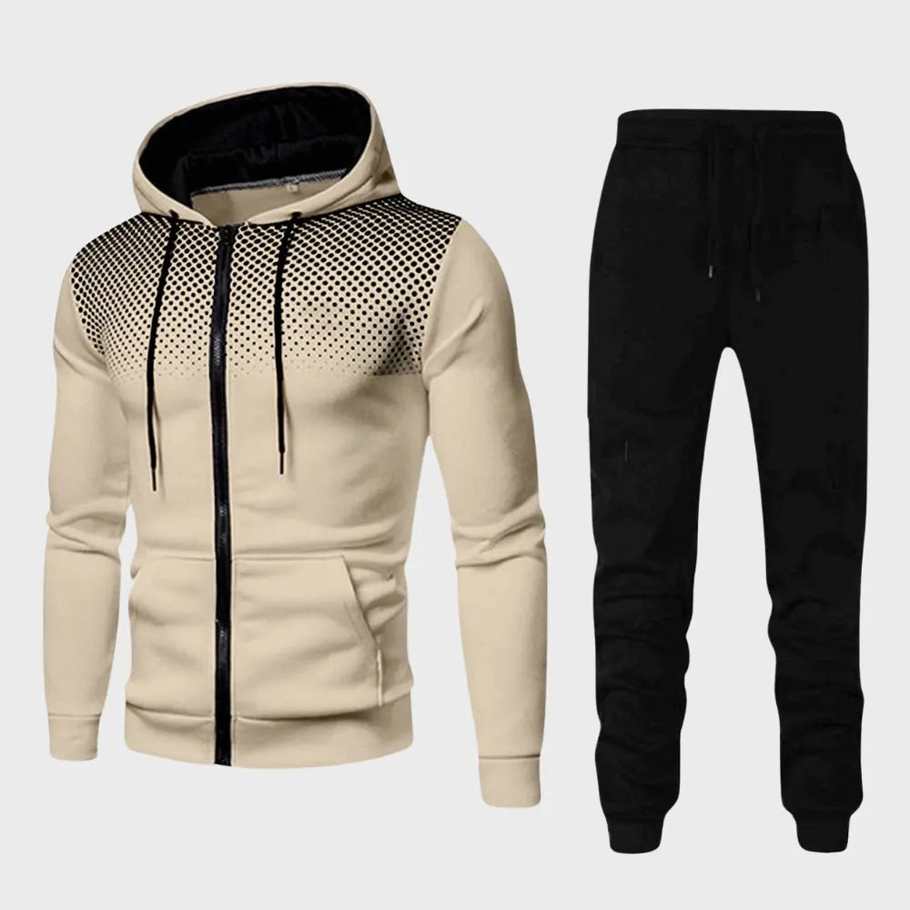 Herrars Träningsset Hoodie och Joggingbyxor 5