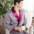 Herrbadrock Satin Gyllene Tryck Rymlig Passform 2