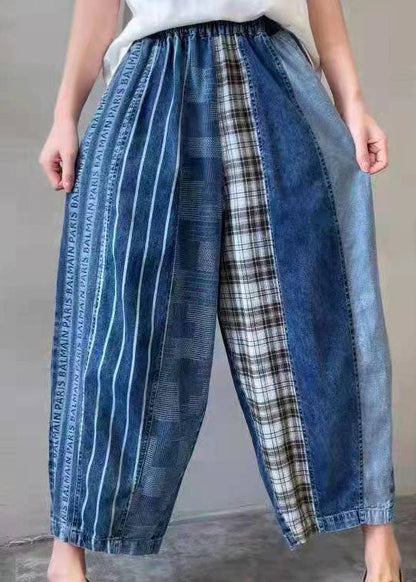 Herrbyxor Denim Patchwork Design 3