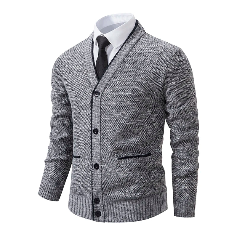 Herrcardigan Tyler Tidlös Design Avslappnad Passform 0