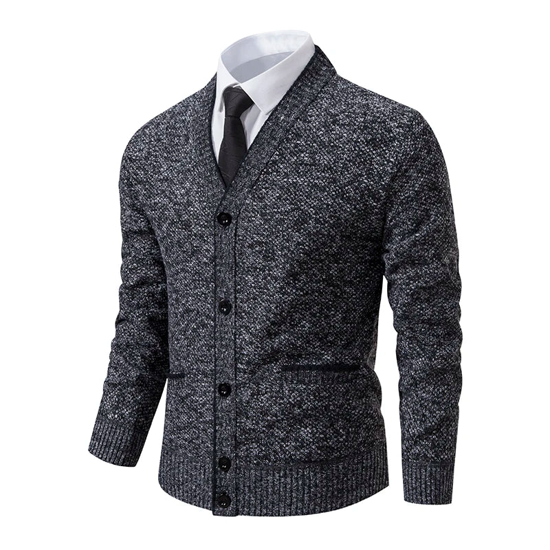 Herrcardigan Tyler Tidlös Design Avslappnad Passform 4