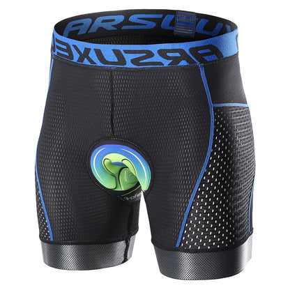 Herrcykelshorts med 5D Gel Kuddar och Snabbtorkande Material 1