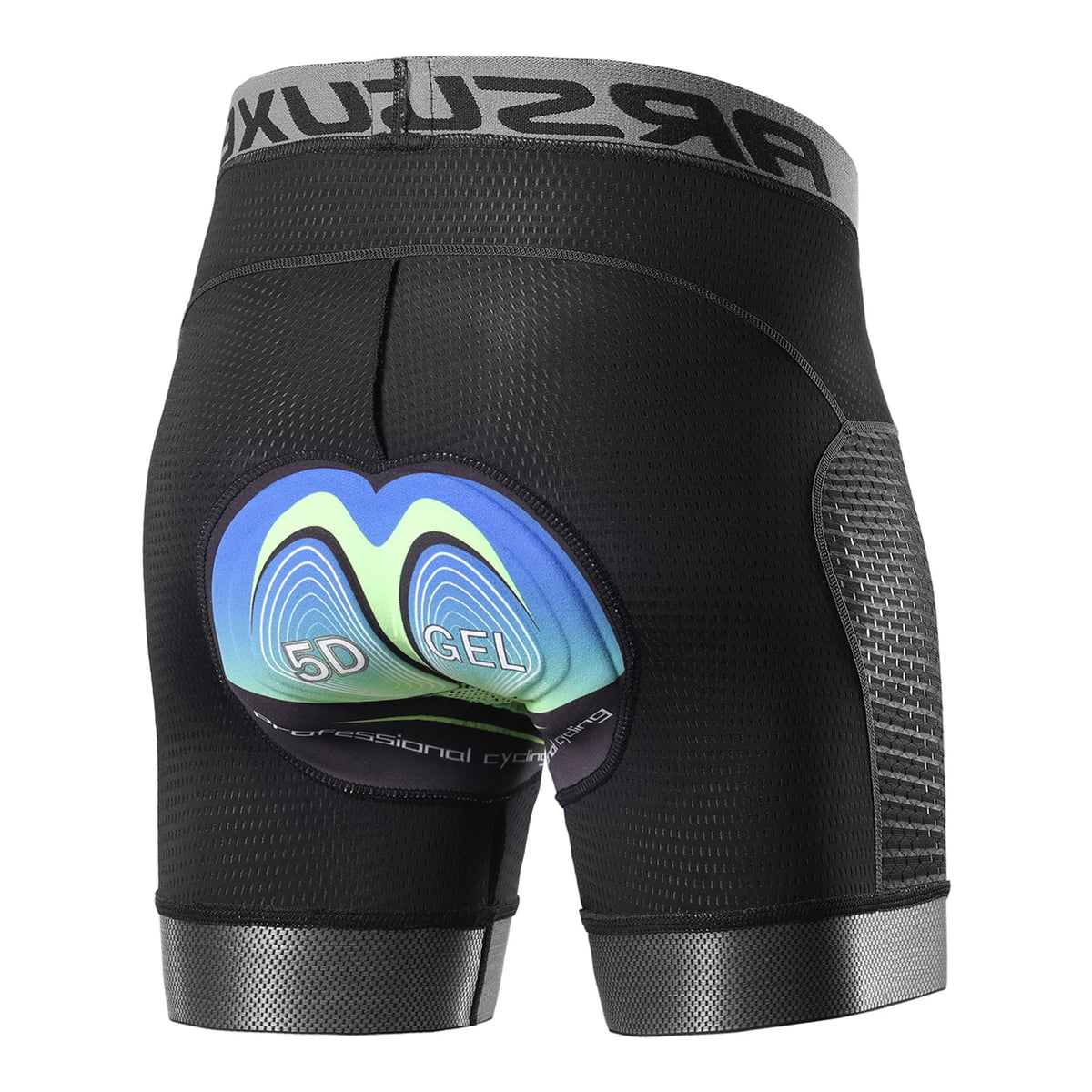 Herrcykelshorts med 5D Gel Kuddar och Snabbtorkande Material 7