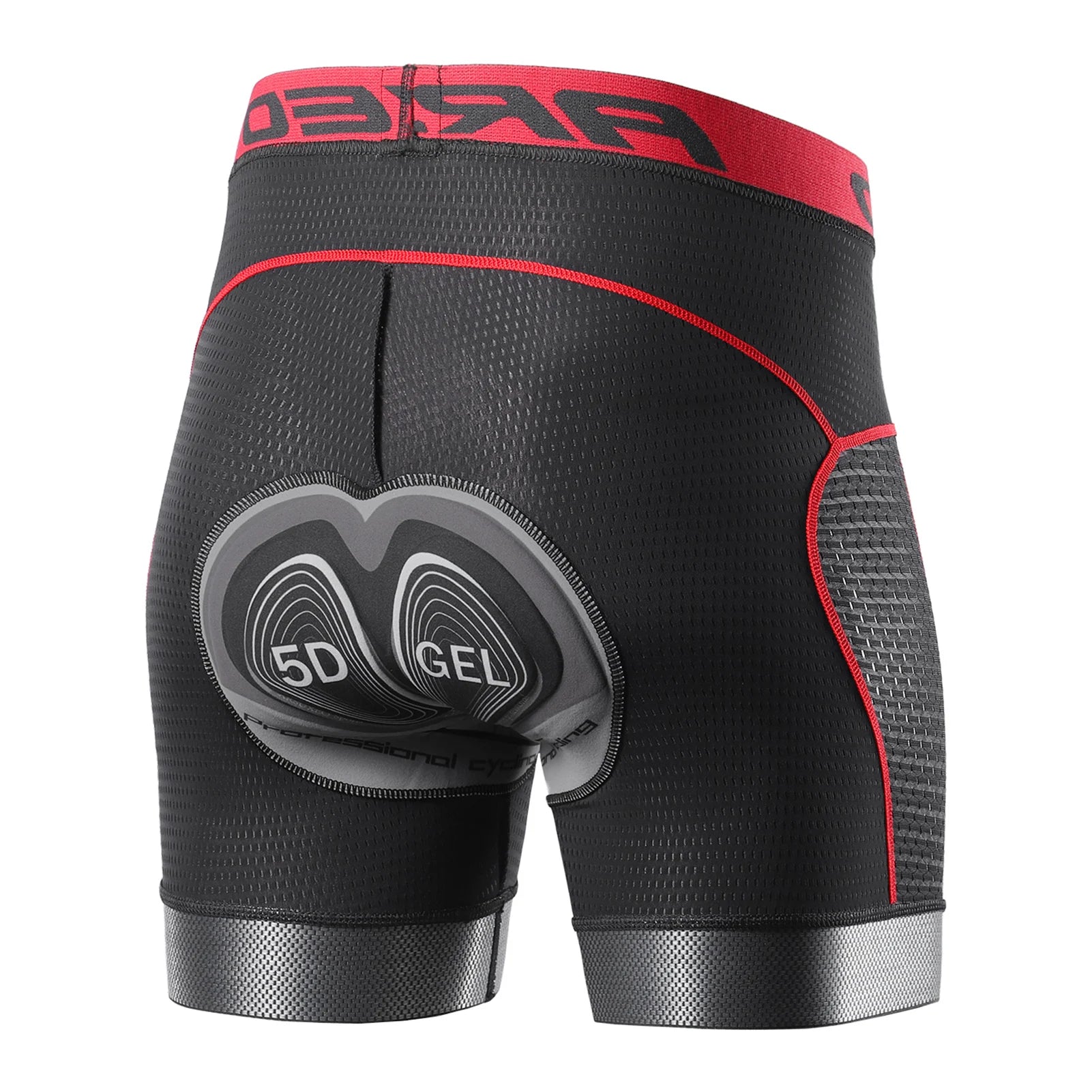 Herrcykelshorts med 5D Gel Kuddar och Snabbtorkande Material 8