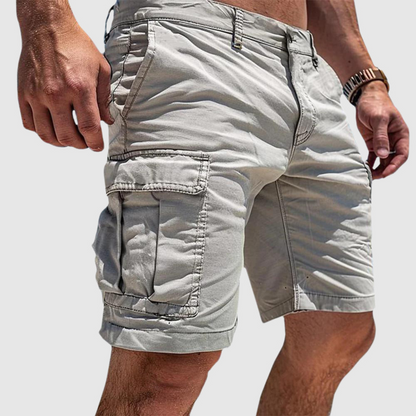 Herren Cargoshorts Avslappnad Stil med Flera Fickor 2