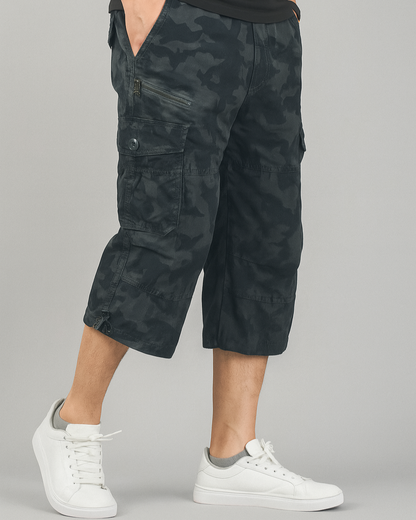 Herren Cargoshorts med Funktionella Fickor 1
