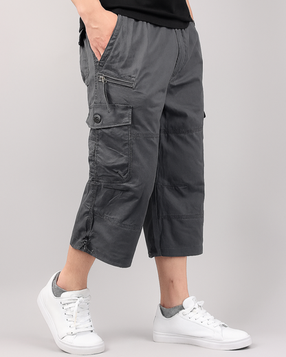 Herren Cargoshorts med Funktionella Fickor 2