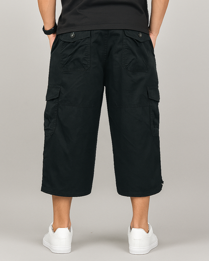 Herren Cargoshorts med Funktionella Fickor 5