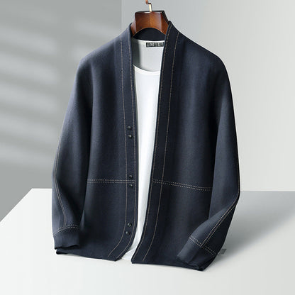 Herrens Cardigan Klassisk Stil 1