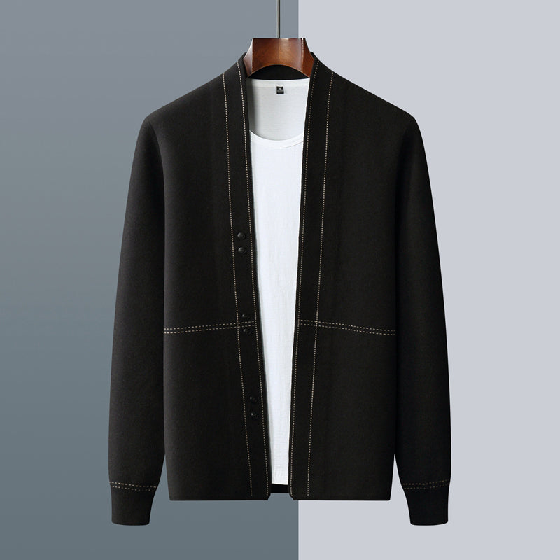 Herrens Cardigan Klassisk Stil 2