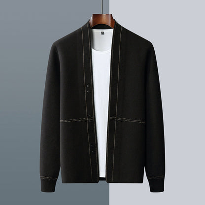 Herrens Cardigan Klassisk Stil 2