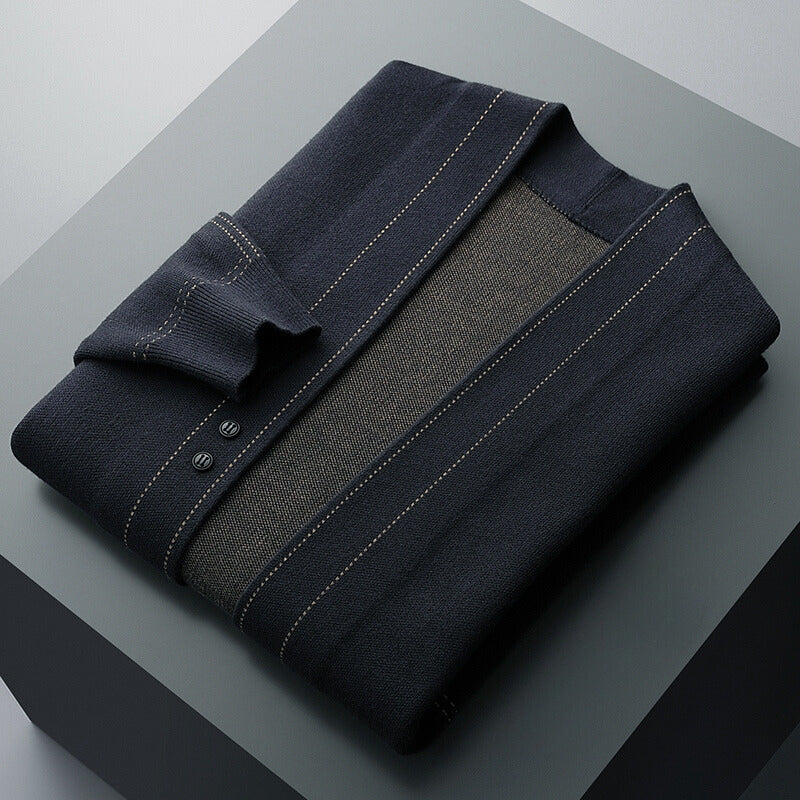 Herrens Cardigan Klassisk Stil 3