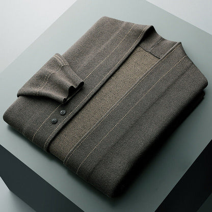 Herrens Cardigan Klassisk Stil 4