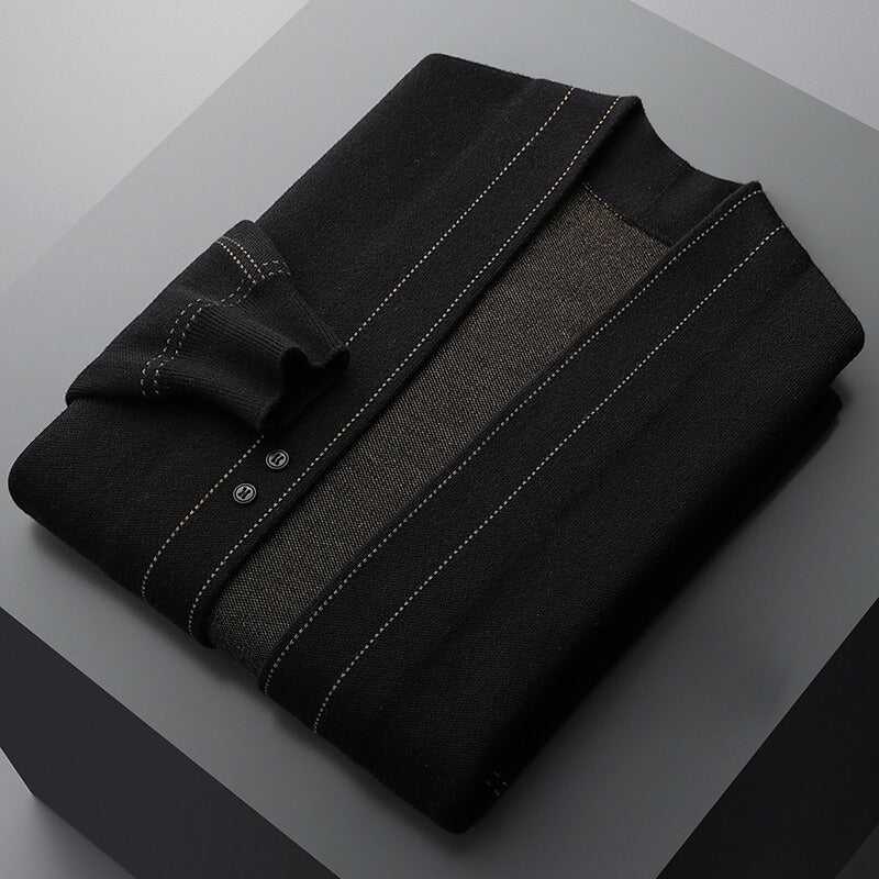 Herrens Cardigan Klassisk Stil 5