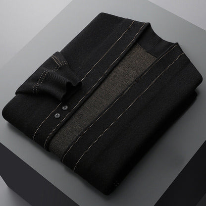 Herrens Cardigan Klassisk Stil 5