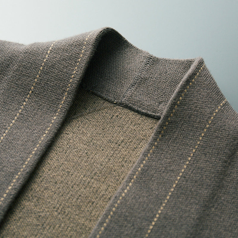 Herrens Cardigan Klassisk Stil 7
