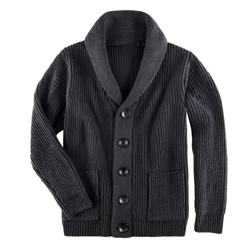 Herrens Cardigan med Knappar 0