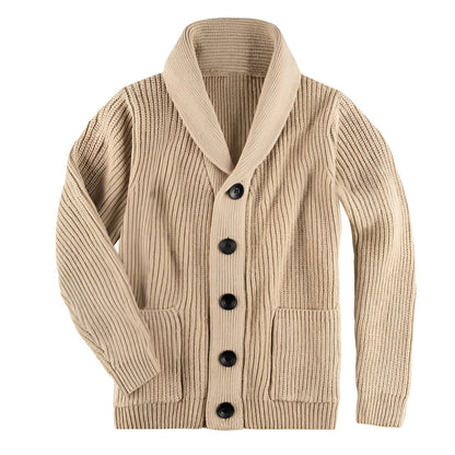 Herrens Cardigan med Knappar 1